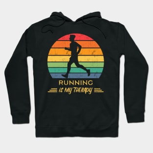 Running is my therapy Hoodie